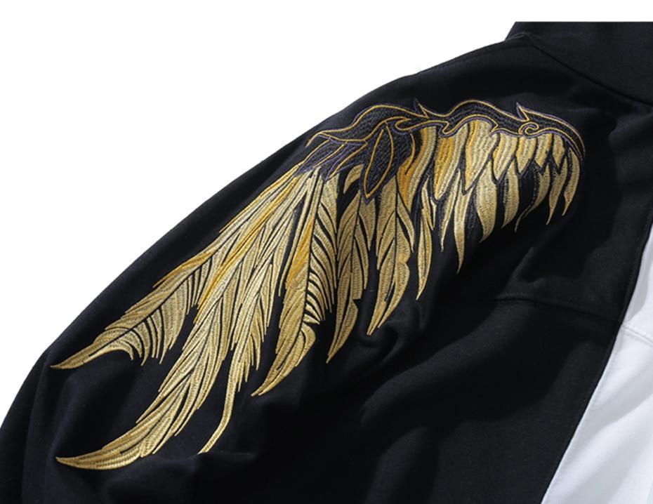 Eagle Wings Hoodie Streetwear Brand Techwear Combat Tactical YUGEN THEORY