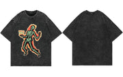 Electric Shock Skeleton T-Shirt Streetwear Brand Techwear Combat Tactical YUGEN THEORY