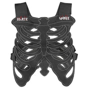 Embroidery Skeleton PU Vest Streetwear Brand Techwear Combat Tactical YUGEN THEORY