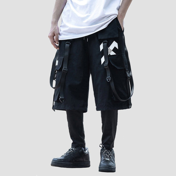 Fake Two Streamers Pant Streetwear Brand Techwear Combat Tactical YUGEN THEORY