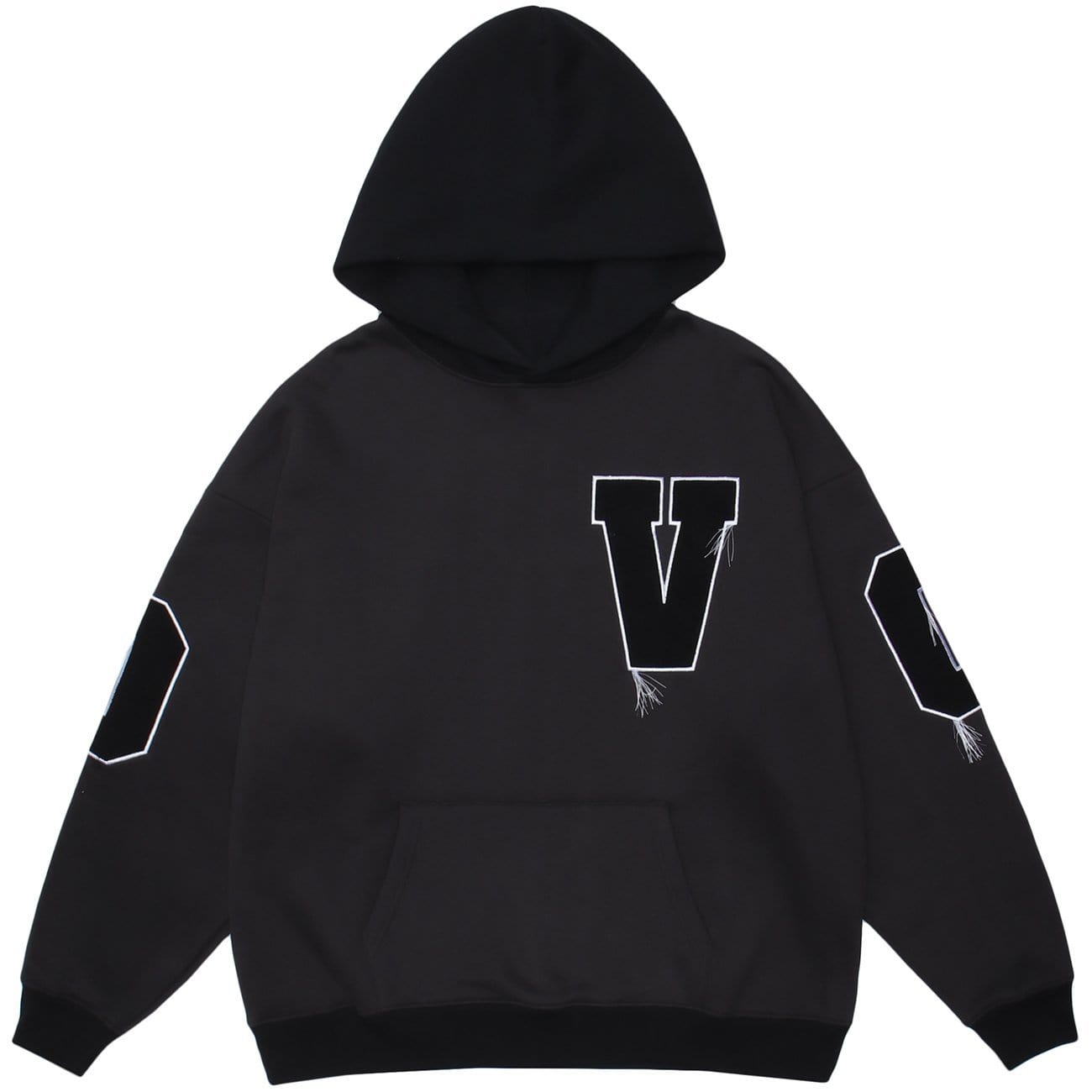 Fake Two Tassel Embroidery Letters Print Hoodie Streetwear Brand Techwear Combat Tactical YUGEN THEORY