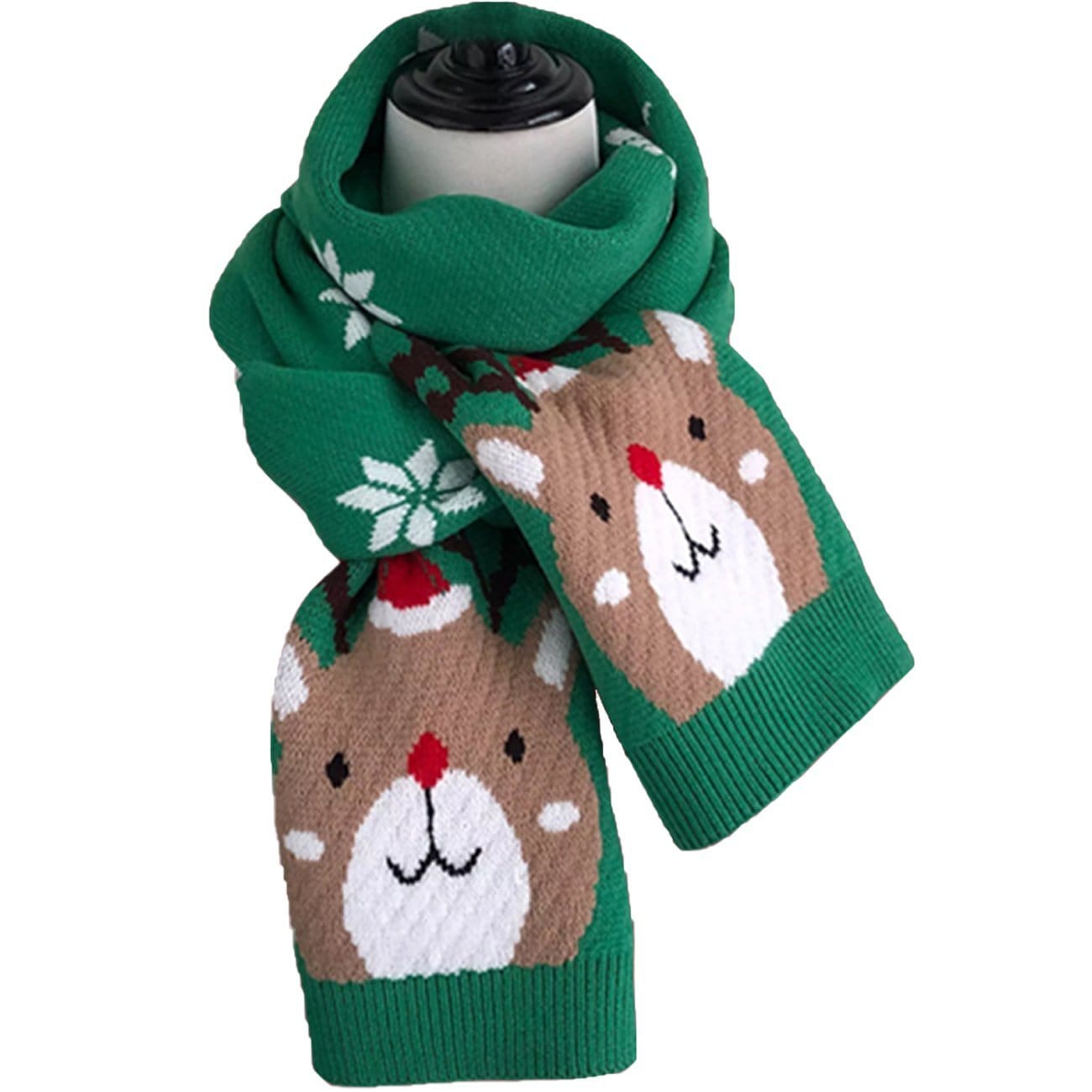 Fawn Snowflake Christmas Knit Scarf Streetwear Brand Techwear Combat Tactical YUGEN THEORY