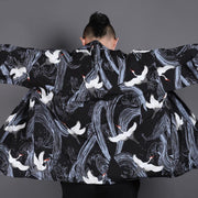 Flock of Cranes Kimono Cardigan Shirt Streetwear Brand Techwear Combat Tactical YUGEN THEORY