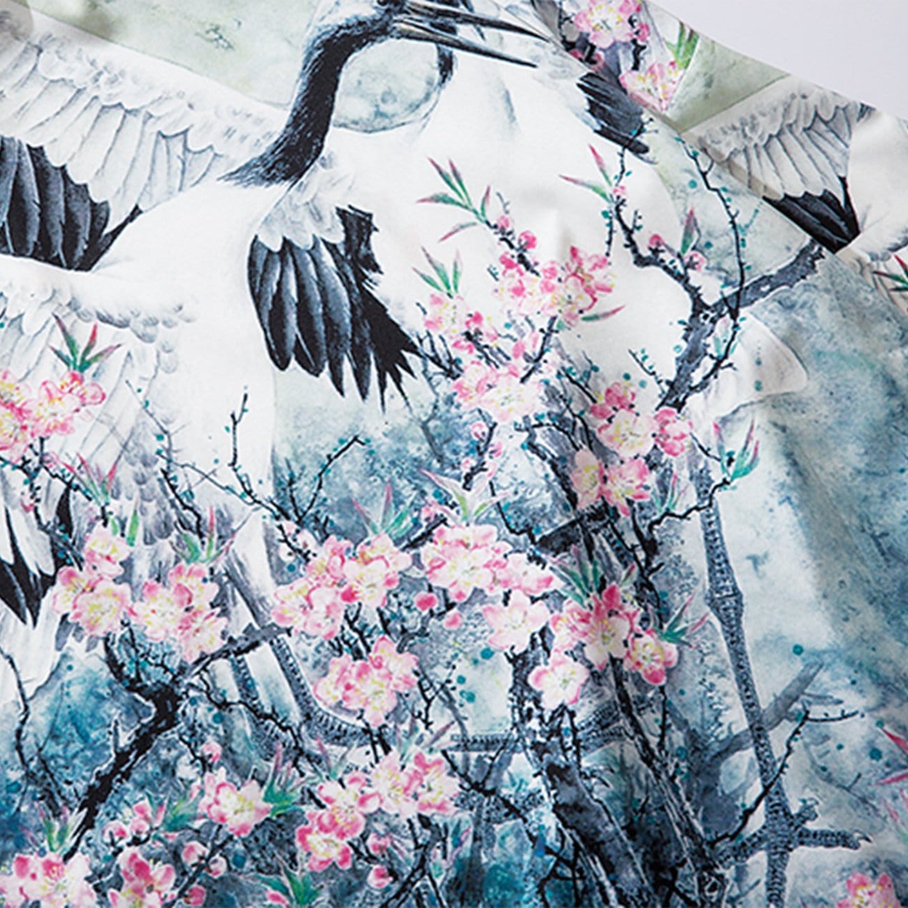 Flower Crane Kimono Streetwear Brand Techwear Combat Tactical YUGEN THEORY