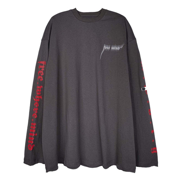 "Free Mind" Sweatshirt Streetwear Brand Techwear Combat Tactical YUGEN THEORY