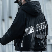 Function Arm Zipper Print Winter Coat Streetwear Brand Techwear Combat Tactical YUGEN THEORY
