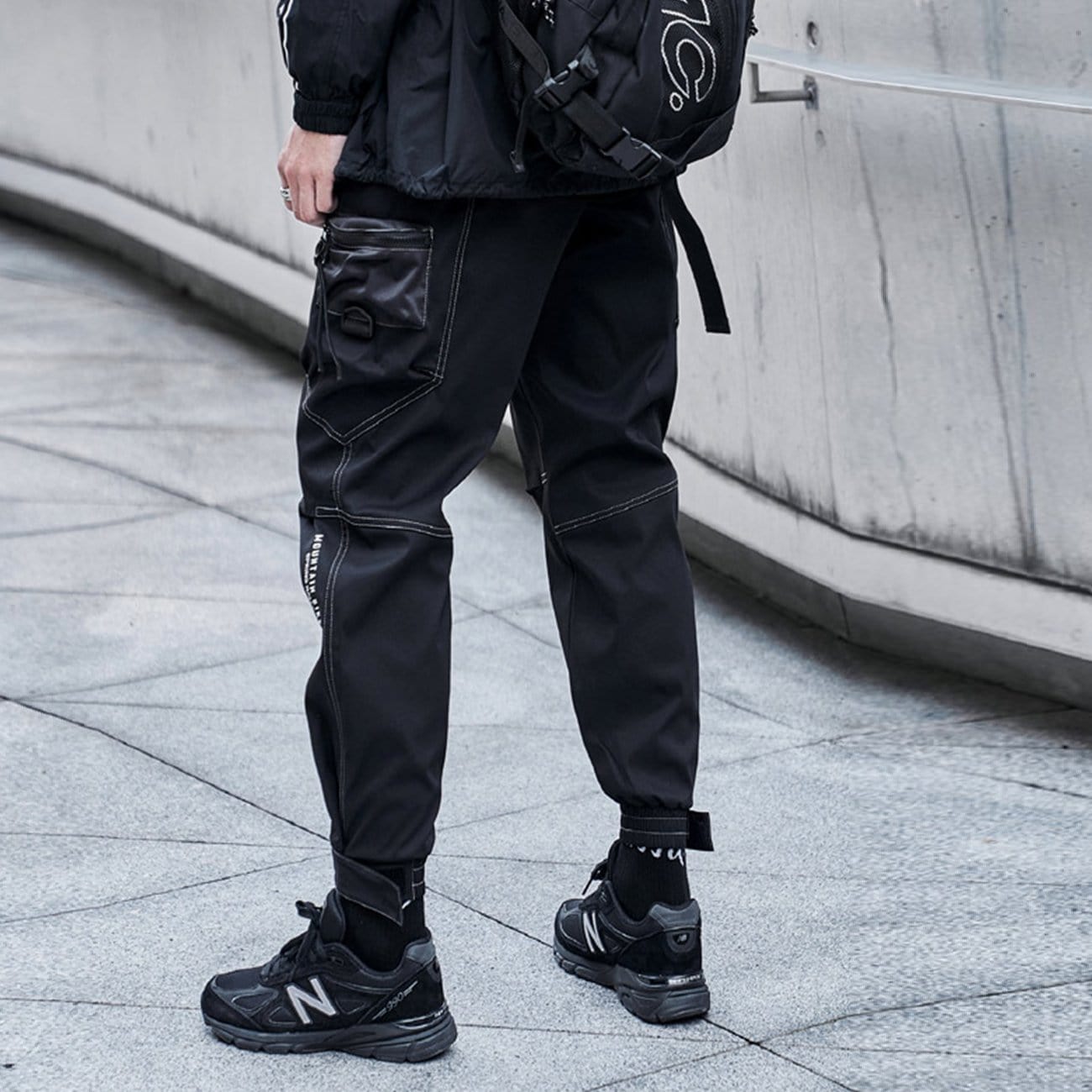Function Bright Line Zipper Pockets Velcro Cargo Pants Streetwear Brand Techwear Combat Tactical YUGEN THEORY