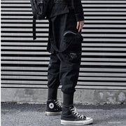 Function Buttons Ribbons Stereoscopic Pockets Cargo Pants Streetwear Brand Techwear Combat Tactical YUGEN THEORY