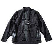 Function Detachable Button Jacket Streetwear Brand Techwear Combat Tactical YUGEN THEORY