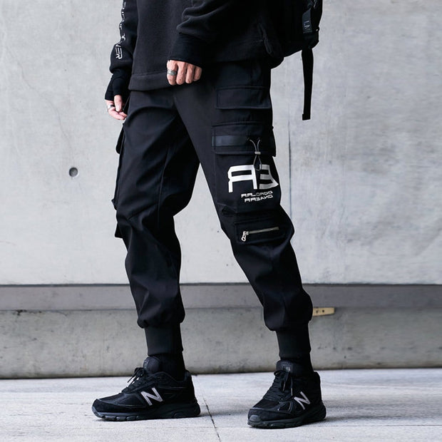 Function Elastic Zipper Pockets Cargo Pants Streetwear Brand Techwear Combat Tactical YUGEN THEORY