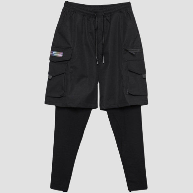 Function Fake Two Cargo Pants Streetwear Brand Techwear Combat Tactical YUGEN THEORY