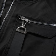 Function Fake Zipper Ribbon Jacket Streetwear Brand Techwear Combat Tactical YUGEN THEORY