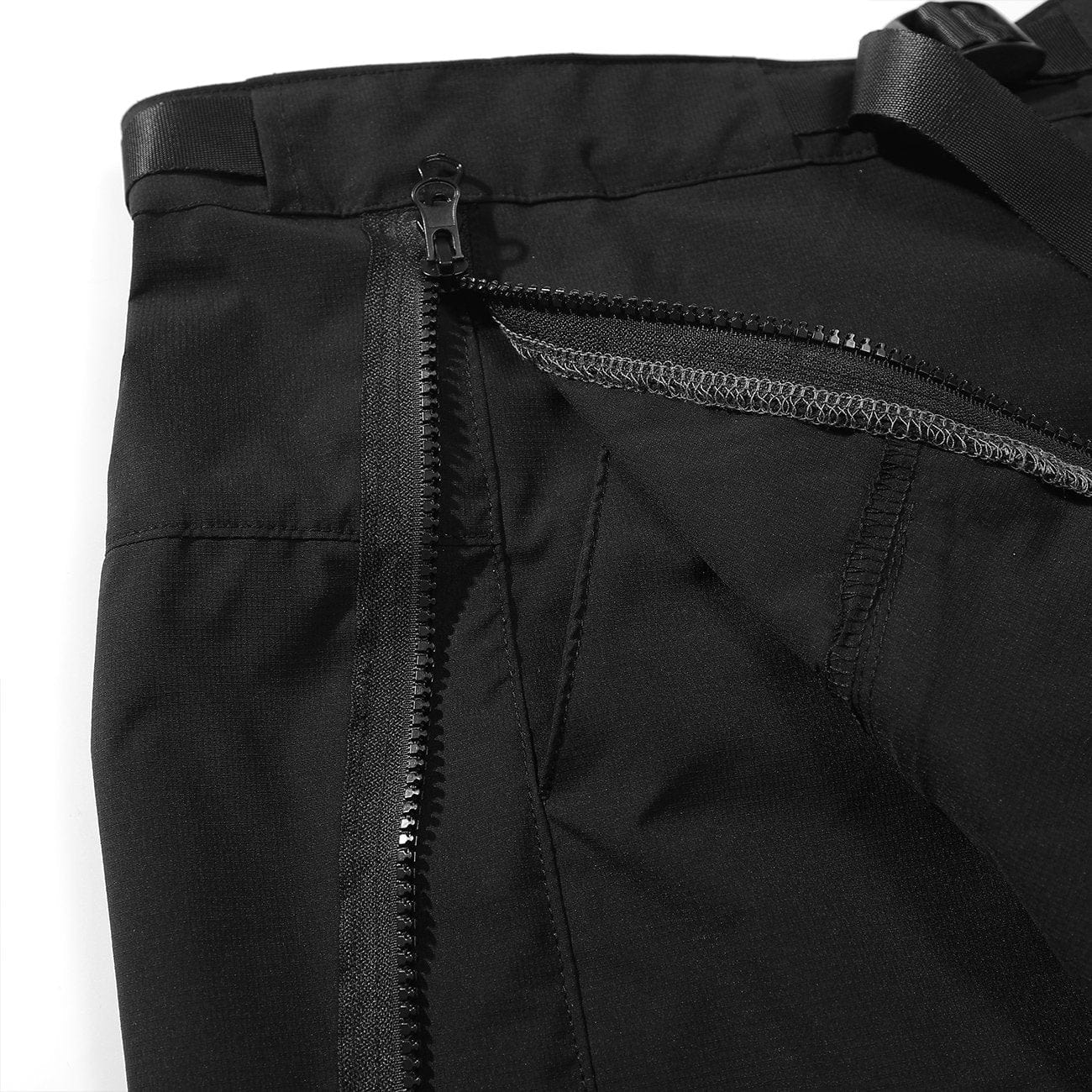 Function Long Zip Up Cargo Shorts Streetwear Brand Techwear Combat Tactical YUGEN THEORY