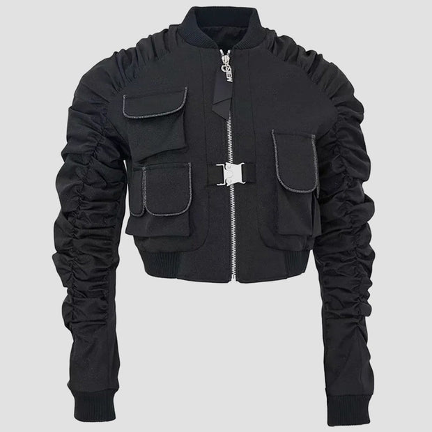 Function Multi Pockets Folds Jacket Streetwear Brand Techwear Combat Tactical YUGEN THEORY