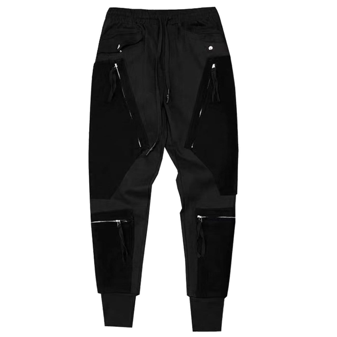 Function Patchwork Zipper Cargo Pants Streetwear Brand Techwear Combat Tactical YUGEN THEORY