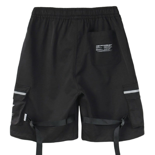 Function Reflective Belt Pockets Shorts Streetwear Brand Techwear Combat Tactical YUGEN THEORY