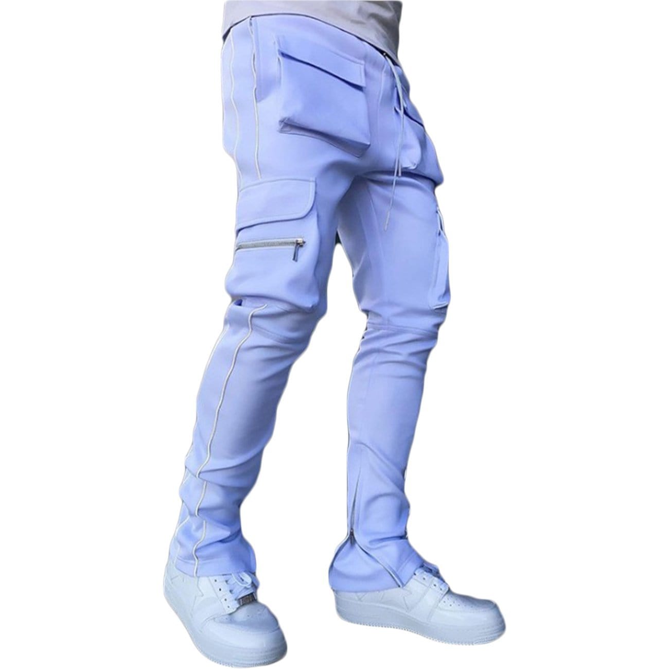 Function Reflective Strip Multi Pockets Pants Streetwear Brand Techwear Combat Tactical YUGEN THEORY