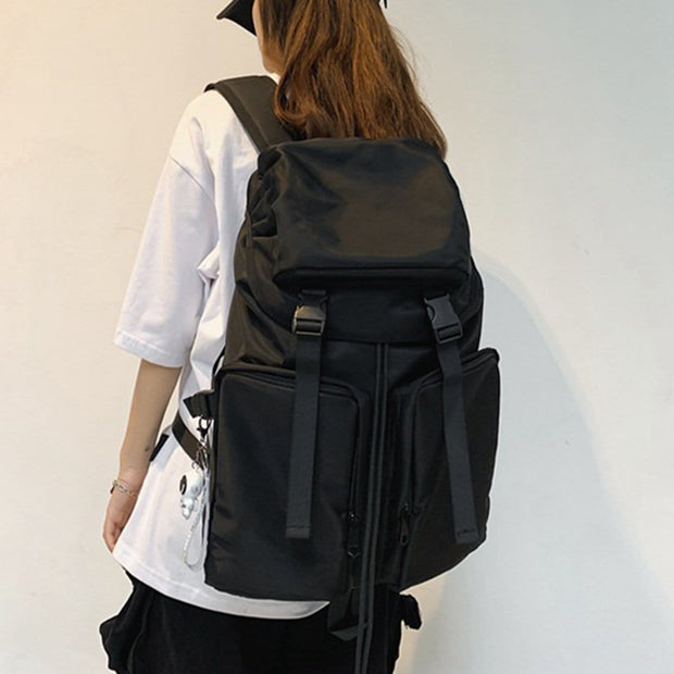 Function Ribbons Buckle Nylon Backpack Streetwear Brand Techwear Combat Tactical YUGEN THEORY