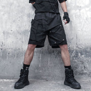 Functional Asymmetric Rope Shorts Streetwear Brand Techwear Combat Tactical YUGEN THEORY