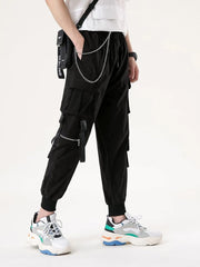 Functional Multi Pockets Cargo Pants Streetwear Brand Techwear Combat Tactical YUGEN THEORY