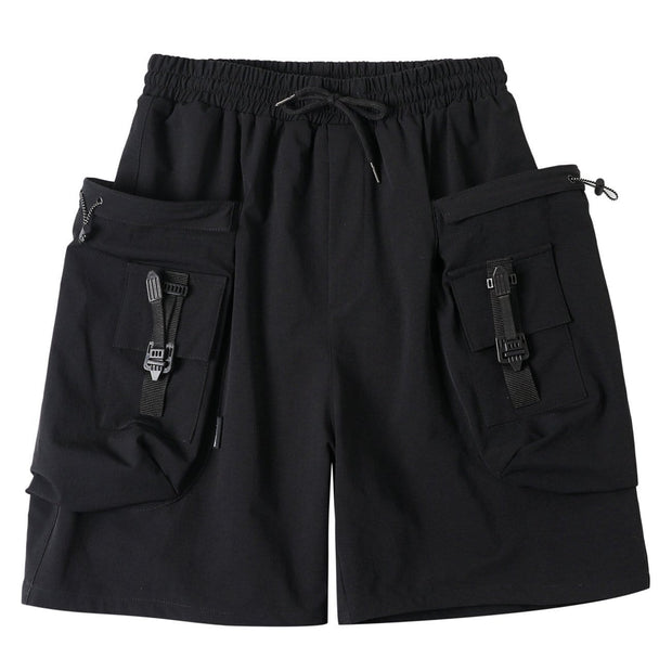 Functional Patchwork Big Pockets Cargo Shorts Streetwear Brand Techwear Combat Tactical YUGEN THEORY