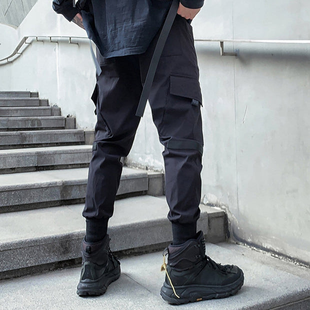Functional Ribbons Cargo Pants Streetwear Brand Techwear Combat Tactical YUGEN THEORY