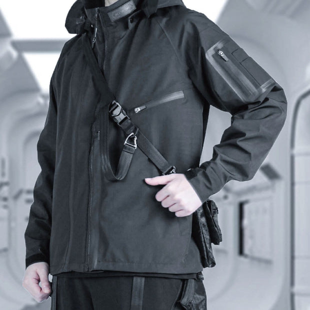 Functional Waterproof Shoulder Bag Streetwear Brand Techwear Combat Tactical YUGEN THEORY