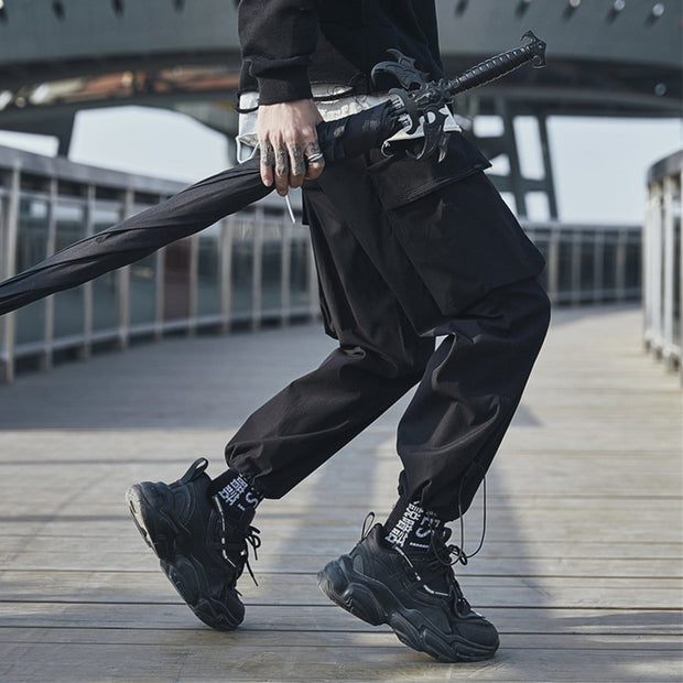 Functional Zipper Pockets Drawstring Pants Streetwear Brand Techwear Combat Tactical YUGEN THEORY