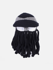 Funny Knit Masked Octopus Hat Streetwear Brand Techwear Combat Tactical YUGEN THEORY