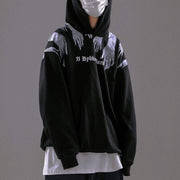 Ghost Palm Print Hoodie Streetwear Brand Techwear Combat Tactical YUGEN THEORY