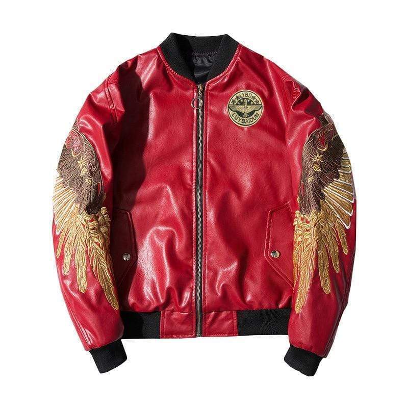 Golden Eagle Bomber Jacket Streetwear Brand Techwear Combat Tactical YUGEN THEORY