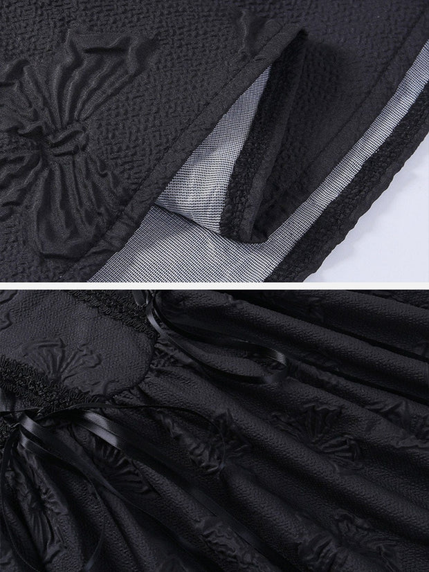 Gothic Lace Bandage Dress Streetwear Brand Techwear Combat Tactical YUGEN THEORY