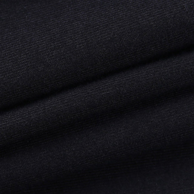 Gothic Sexy Stitching Zipper Cardigan Long Sleeve T-shirt Streetwear Brand Techwear Combat Tactical YUGEN THEORY