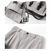 Gray Tactical Techware Ourfit Pants Streetwear Brand Techwear Combat Tactical YUGEN THEORY