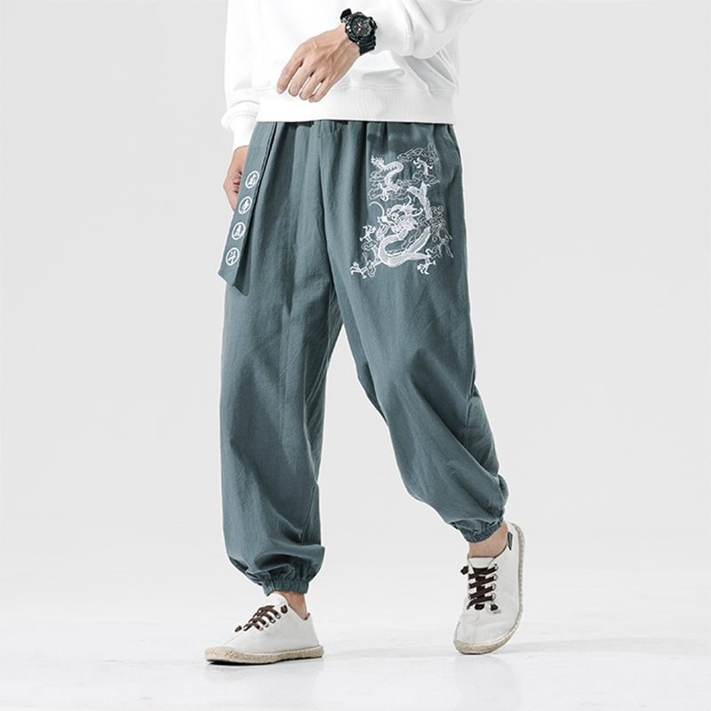 Green Dragon Tight End Pant Streetwear Brand Techwear Combat Tactical YUGEN THEORY