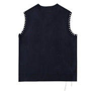 Half-Love Knit Sweater Vest Streetwear Brand Techwear Combat Tactical YUGEN THEORY