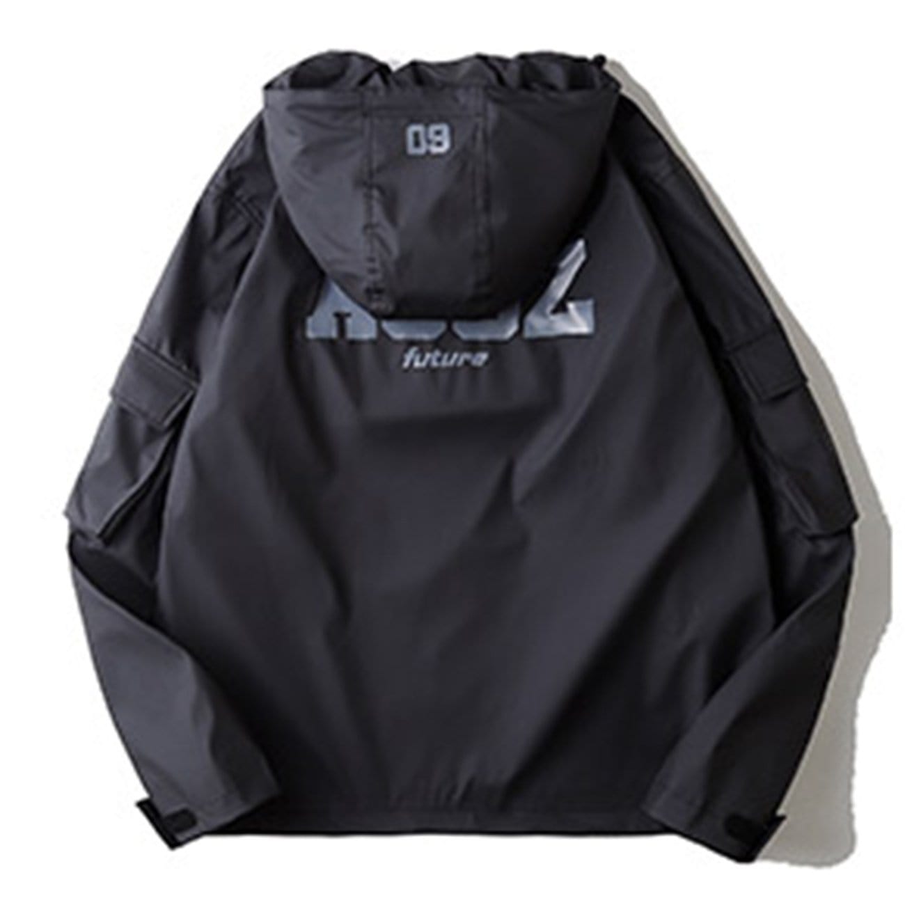 Half Zip Ninja Functional PU Hooded Jacket Streetwear Brand Techwear Combat Tactical YUGEN THEORY