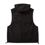 Half Zipper Hood Vest Streetwear Brand Techwear Combat Tactical YUGEN THEORY