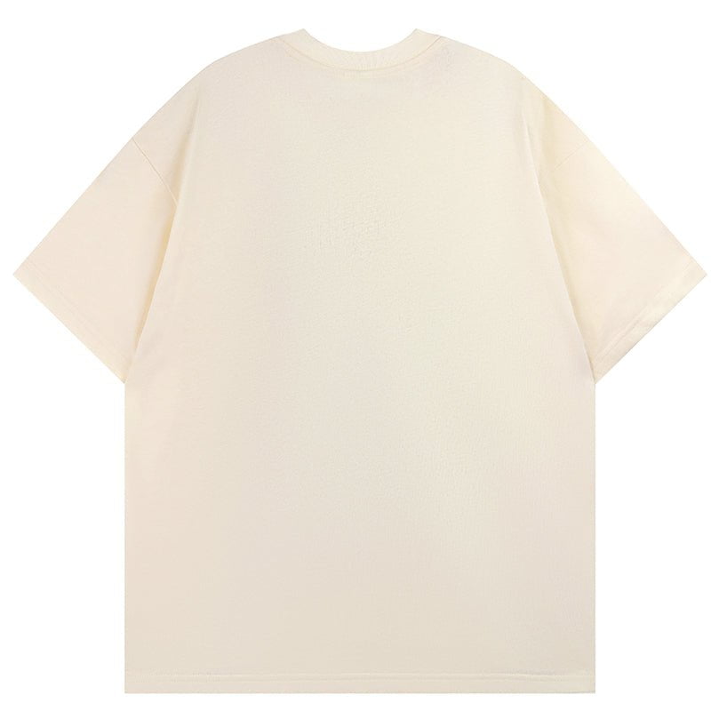 Harajuku T-shirt Foam Letter Streetwear Brand Techwear Combat Tactical YUGEN THEORY