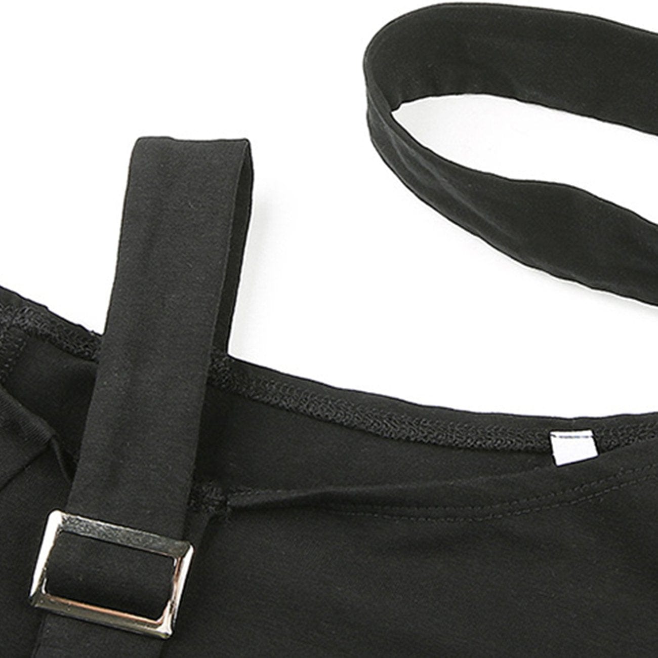 Hasp Half-shoulder Long Sleeve T Shirt Streetwear Brand Techwear Combat Tactical YUGEN THEORY