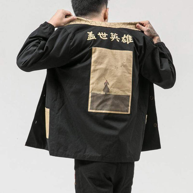 Hero Kanji Coat Streetwear Brand Techwear Combat Tactical YUGEN THEORY