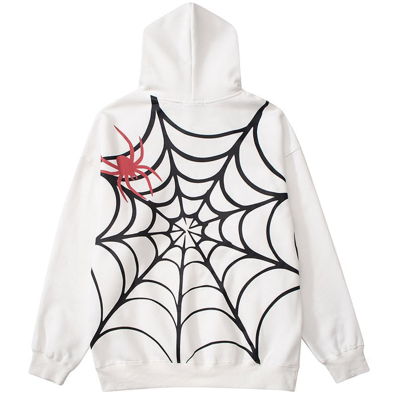 High Street Hoodie Spider Web Streetwear Brand Techwear Combat Tactical YUGEN THEORY