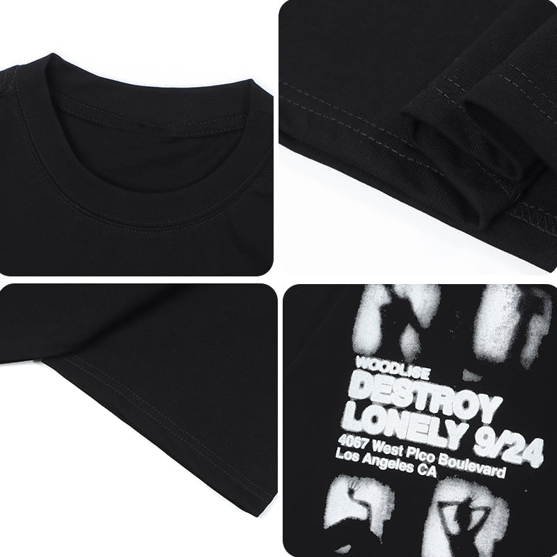 High Street T-shirt Blurry Portrait Streetwear Brand Techwear Combat Tactical YUGEN THEORY