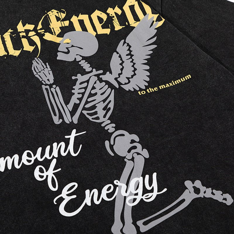 High Street T-shirt Praying Skeleton Streetwear Brand Techwear Combat Tactical YUGEN THEORY