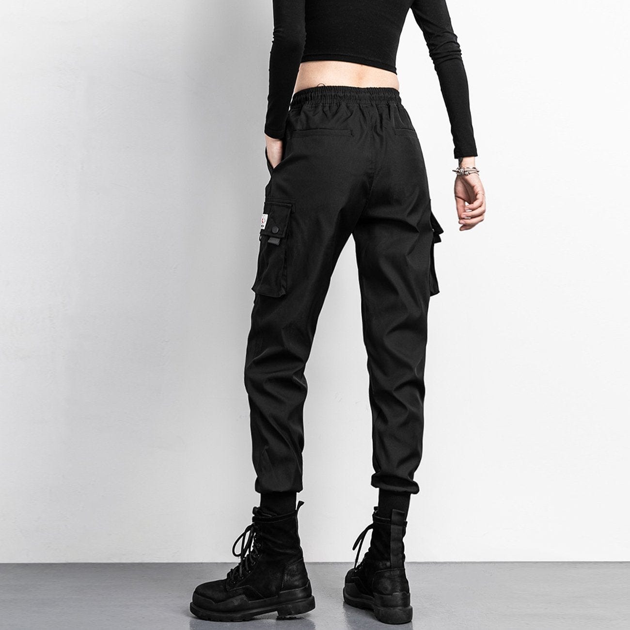 High Waist Cargo Pants Streetwear Brand Techwear Combat Tactical YUGEN THEORY