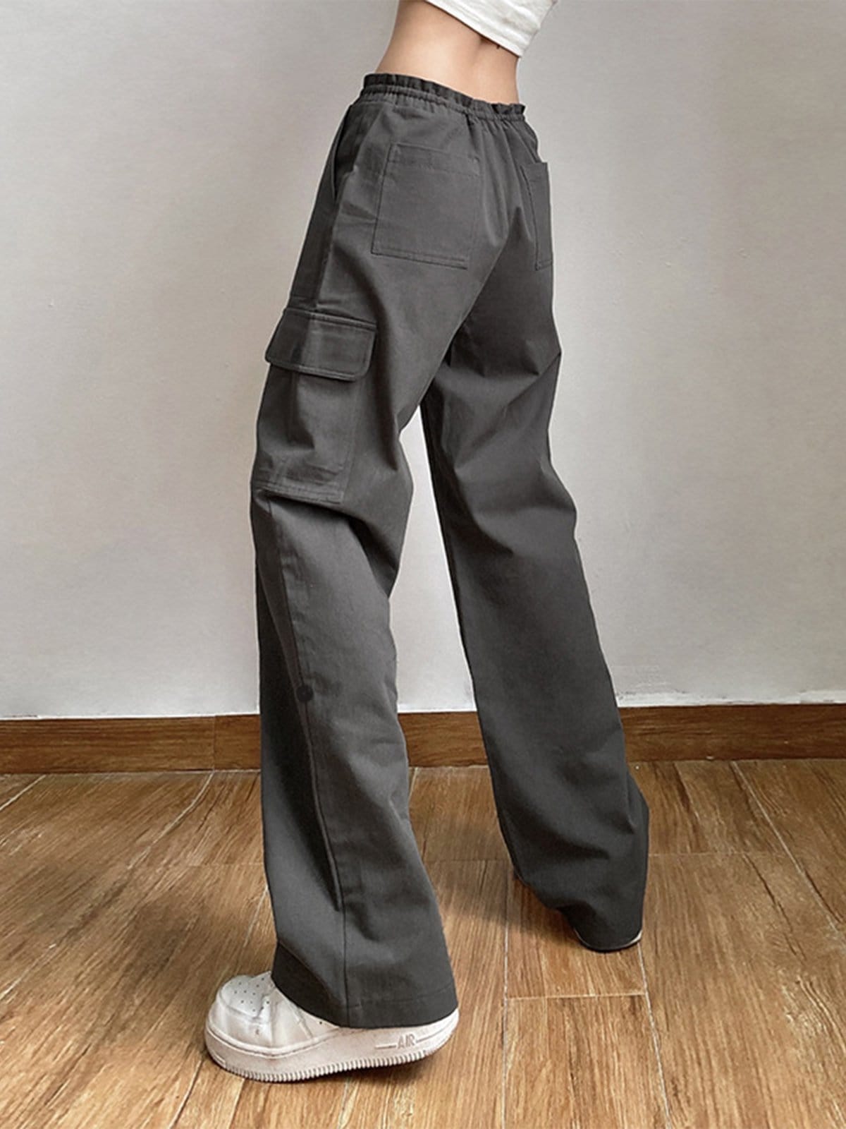 High Waist Drawstring Pants Streetwear Brand Techwear Combat Tactical YUGEN THEORY