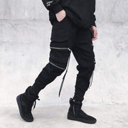 Hip Hop Zipper Joggers Streetwear Brand Techwear Combat Tactical YUGEN THEORY