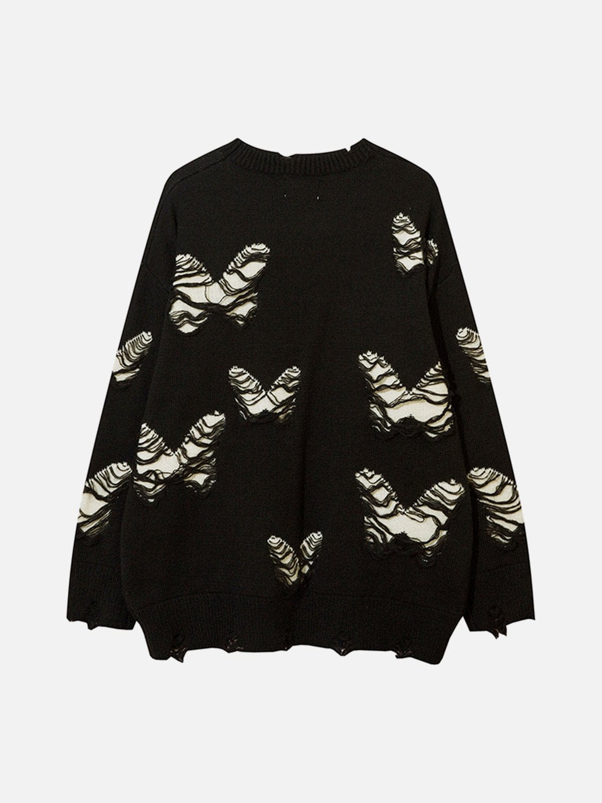 Hole Butterfly Sweater Streetwear Brand Techwear Combat Tactical YUGEN THEORY