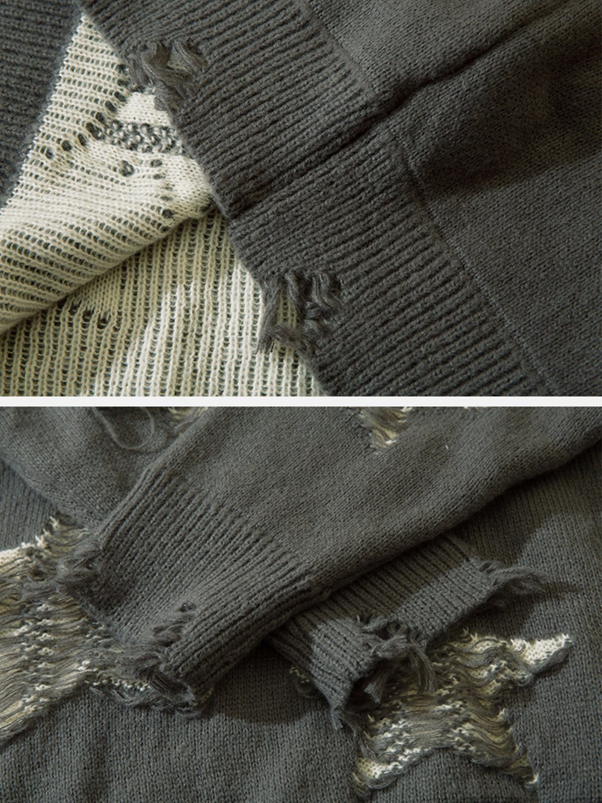 Hole Star Sweater Streetwear Brand Techwear Combat Tactical YUGEN THEORY