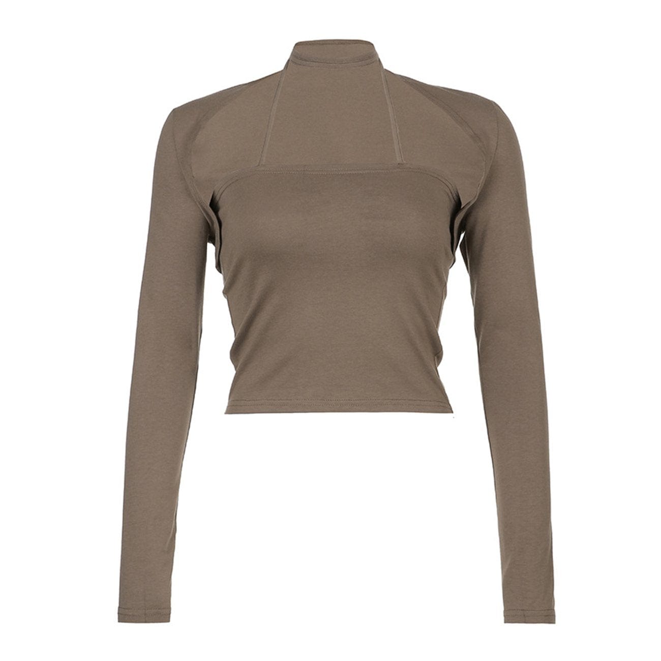 Hollowout Suspenders Long Sleeve T Shirt Streetwear Brand Techwear Combat Tactical YUGEN THEORY